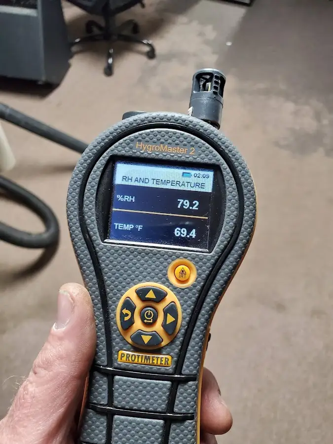 Moisture meter humidity assessment for Fire & Smoke Damage Restoration in Dedham